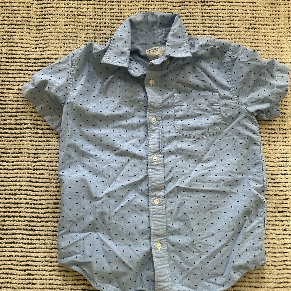 J. Crew Crewcuts Blue Dot Kids Shirt